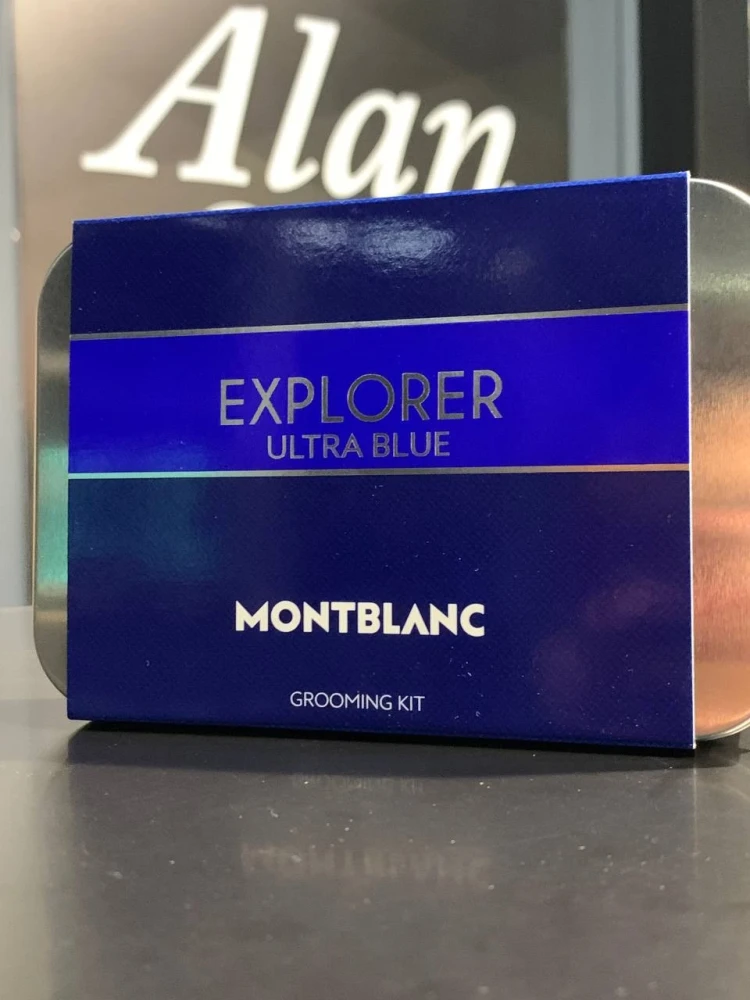 Montblanc Explorer Ultra Blue Grooming Set