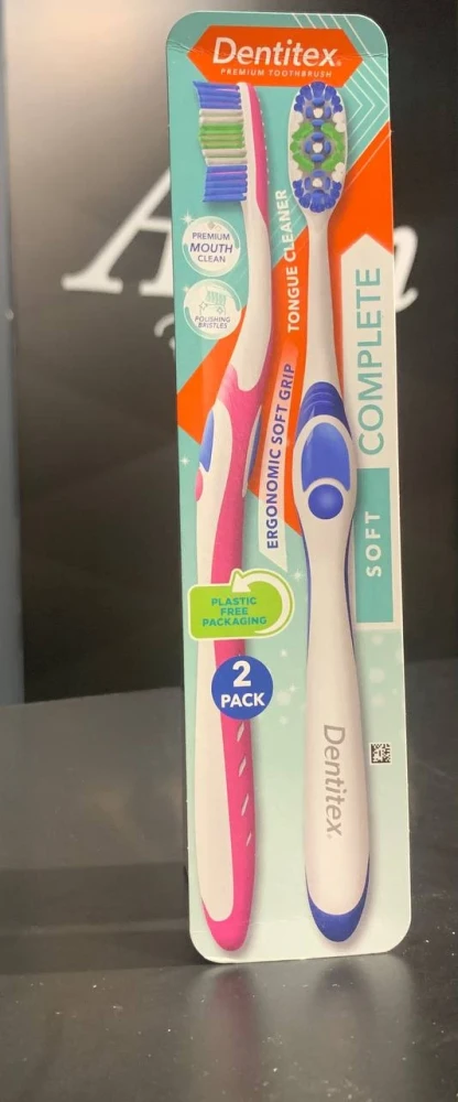 Dentitex Premium Soft Toothbrushes 2 Pack