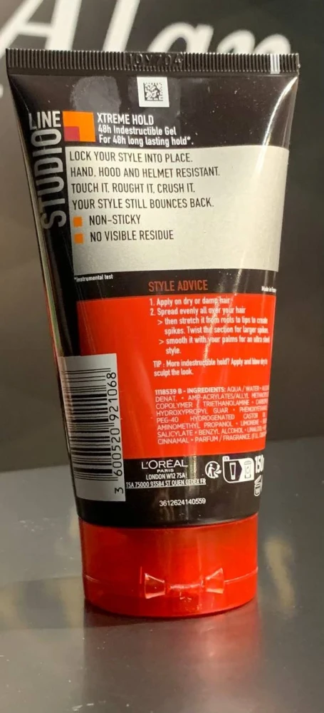 L'oreal Paris Studio Line Extreme Hold Indestructable Gel 150ml