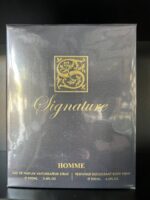 SIGNATURE BLACK EDP & DEODORANT SET FOR MEN