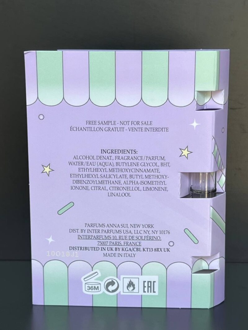Anna sui sundae violet vibe edt 1,5 ml - Image 2
