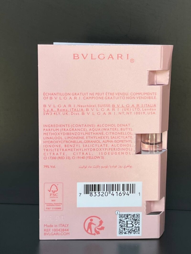 Bvlgari rose goldea blossom delight edt 1,5 ml - Image 2