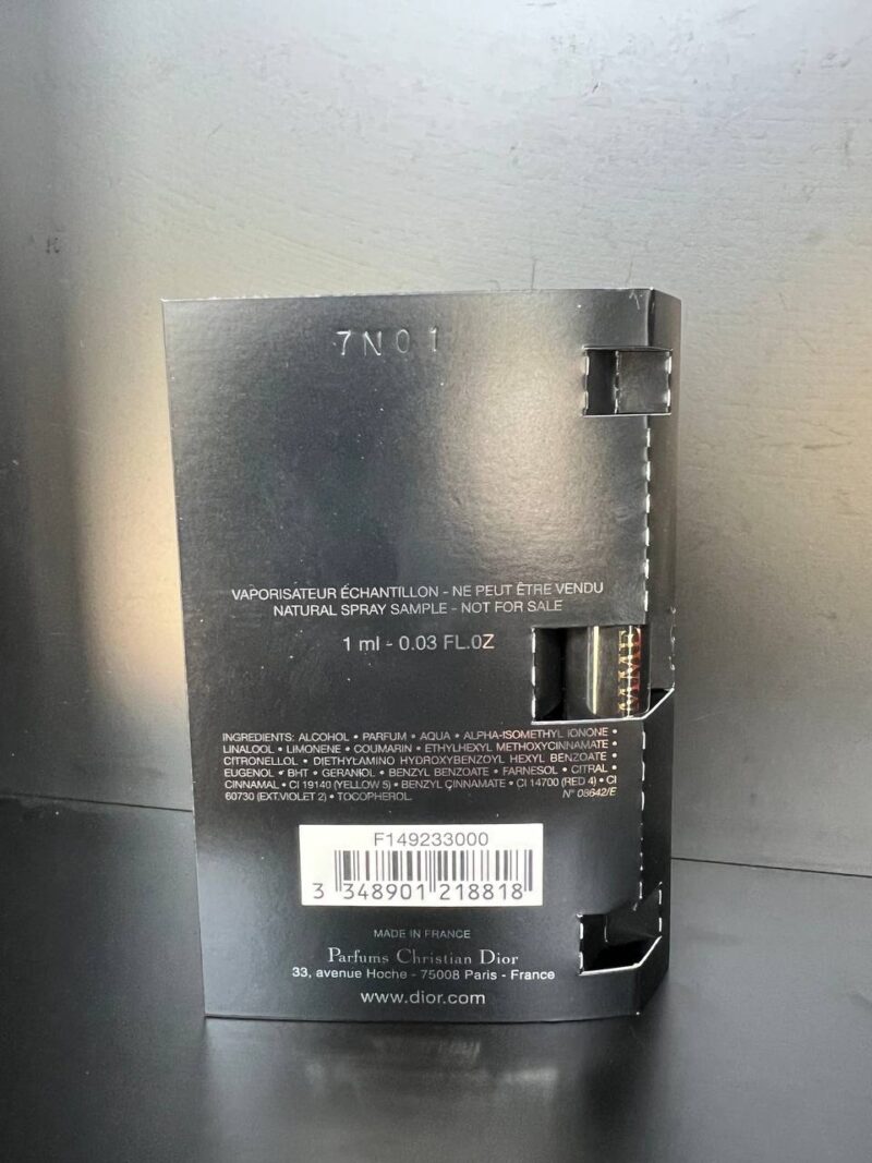 DIOR HOMME PARFUM 1ML (2016) - Image 2
