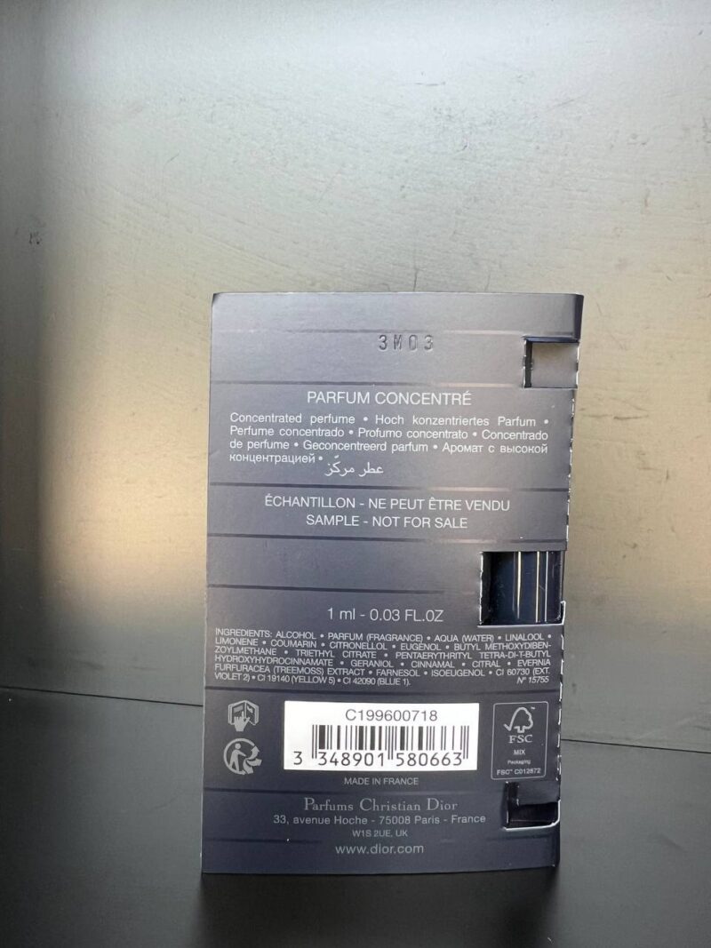 DIOR SAUVAGE ELIXIR 1ML - Image 2