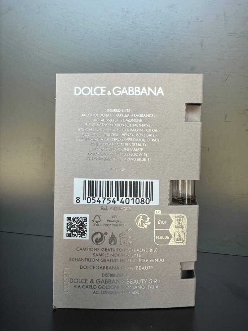 Dolce  & Gabbana devotion pour homme edp 1,5 ml - Image 2