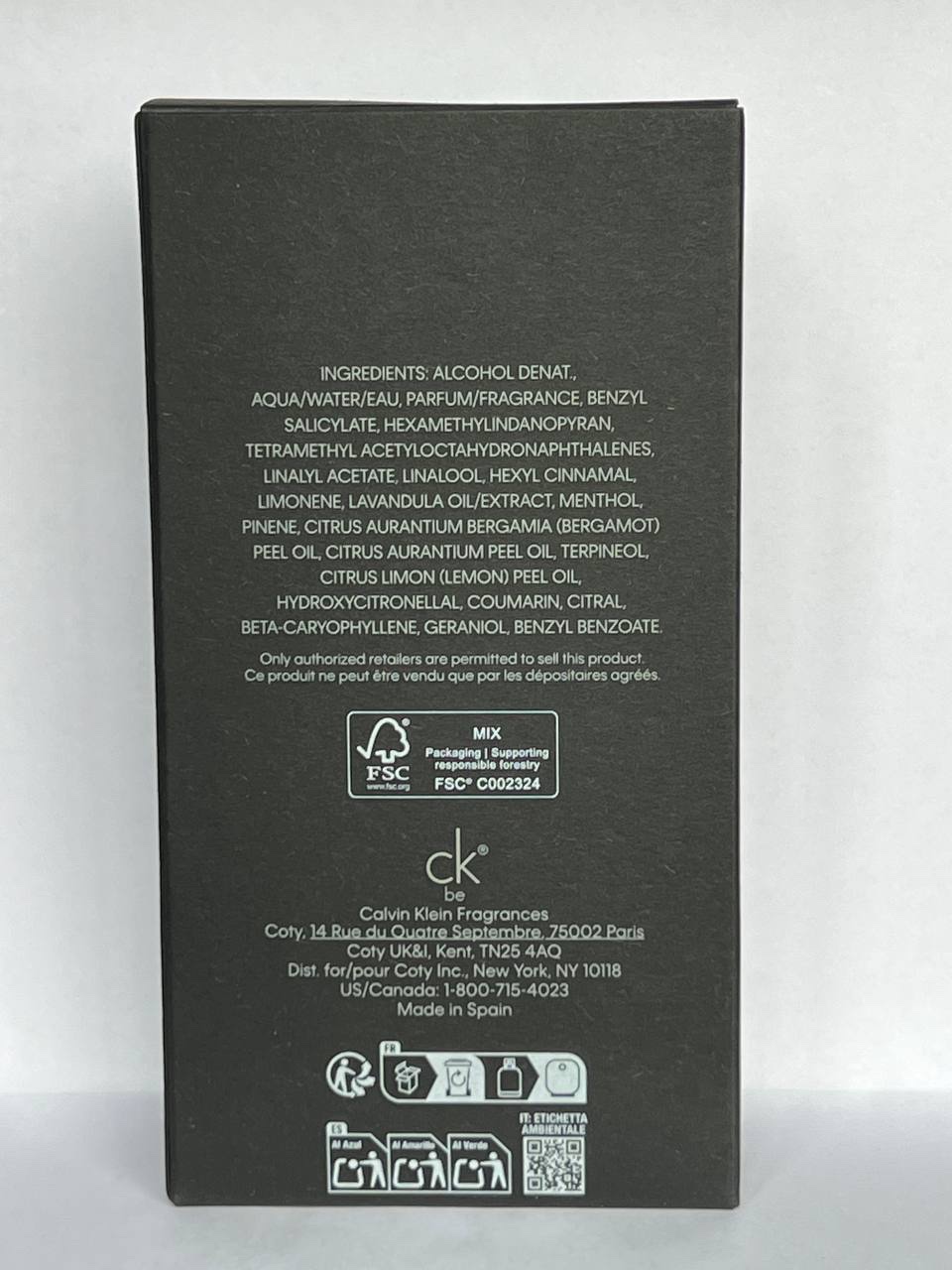 CALVIN KLEIN CK BE (U) EDT 100ML - Image 2