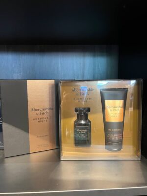 ABERCROMBIE & FITCH AUTHENTIC NIGHT SET EDT 50ML HAIR BW 200ML
